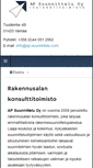 Mobile Screenshot of ap-suunnittelu.com