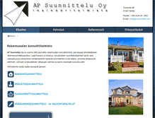 Tablet Screenshot of ap-suunnittelu.com